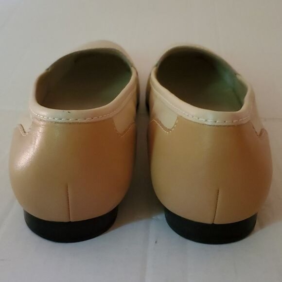 Flats Loafers Slip On Shoes Enzo Angiolini Leather Cream Tan Women's WOMAN'S 7M - Picture 8 of 15